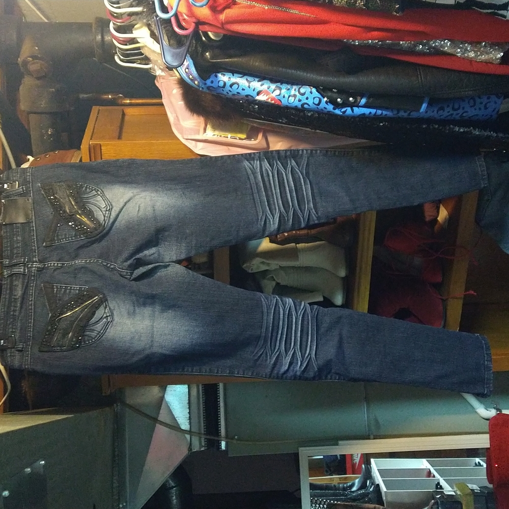 Blue denim jeans size 10